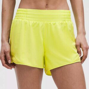 Lululemon Hotty Hot High-Rise Lined Short 4" Color: Sour Grape
